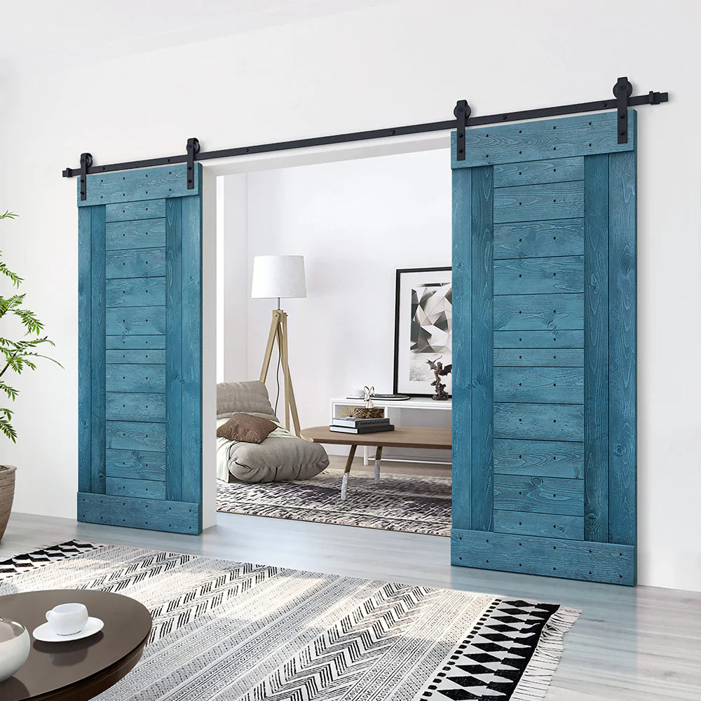 Handmade Wooden Barn Doors - Interior Sliding or Exterior Hinged Entry Doors for Farmhouse & Rustic Home Decor | Perfect for Living Rooms, Bedrooms, and Front Entries