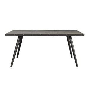 7-Piece Palladium Grey Dining Room Set - Modern Kitchen & Dining Table Set for 6 with Chairs - Perfect for Family Meals, Dinner Parties & Entertaining Guests