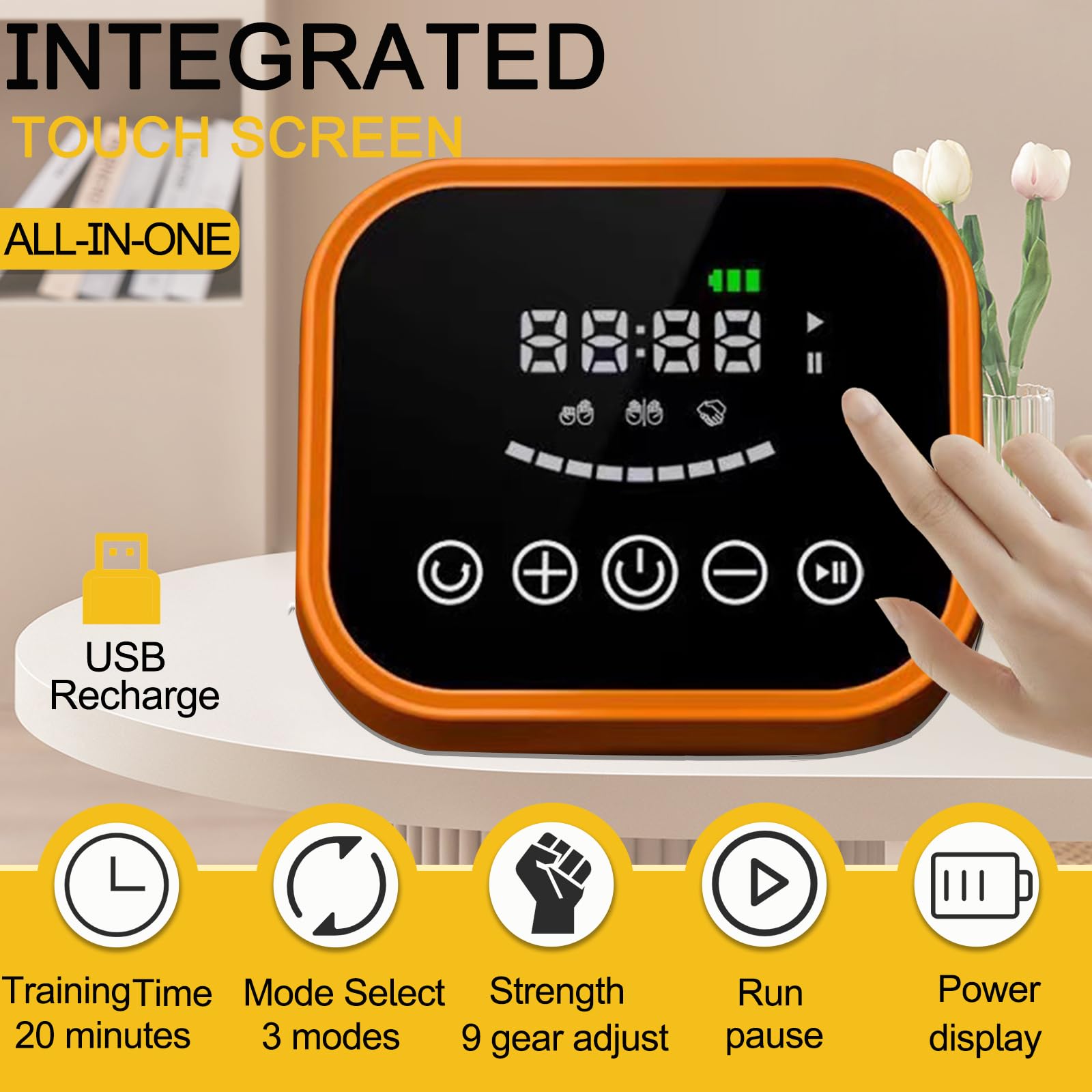Rehabilitation Robot Glove for Stroke Recovery - Finger Exerciser & Hand Therapy Device for Post-Stroke Rehabilitation - Ideal for Home Use & Physical Therapy Sessions