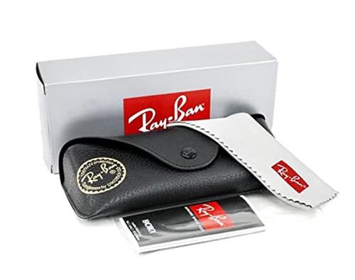Ray-Ban RB2168 METEOR Square Sunglasses for Men & Women - UV Protection Polarized Lenses + Free Eyewear Care Kit | Perfect for Driving, Beach & Outdoor Activities