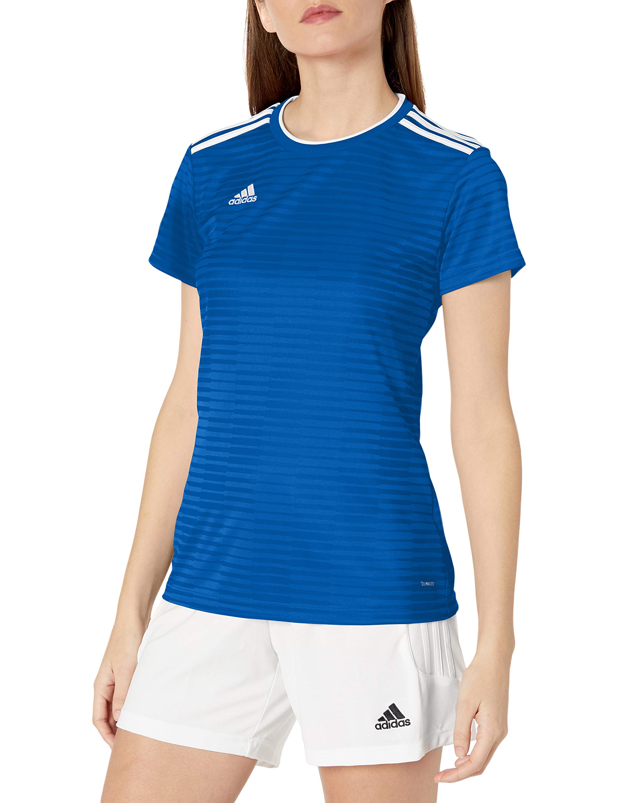 adidas Women's Condivo 18 Soccer Jersey - Breathable Performance Shirt for Training & Matches - Perfect for Football, Fan Wear & Sports Enthusiasts