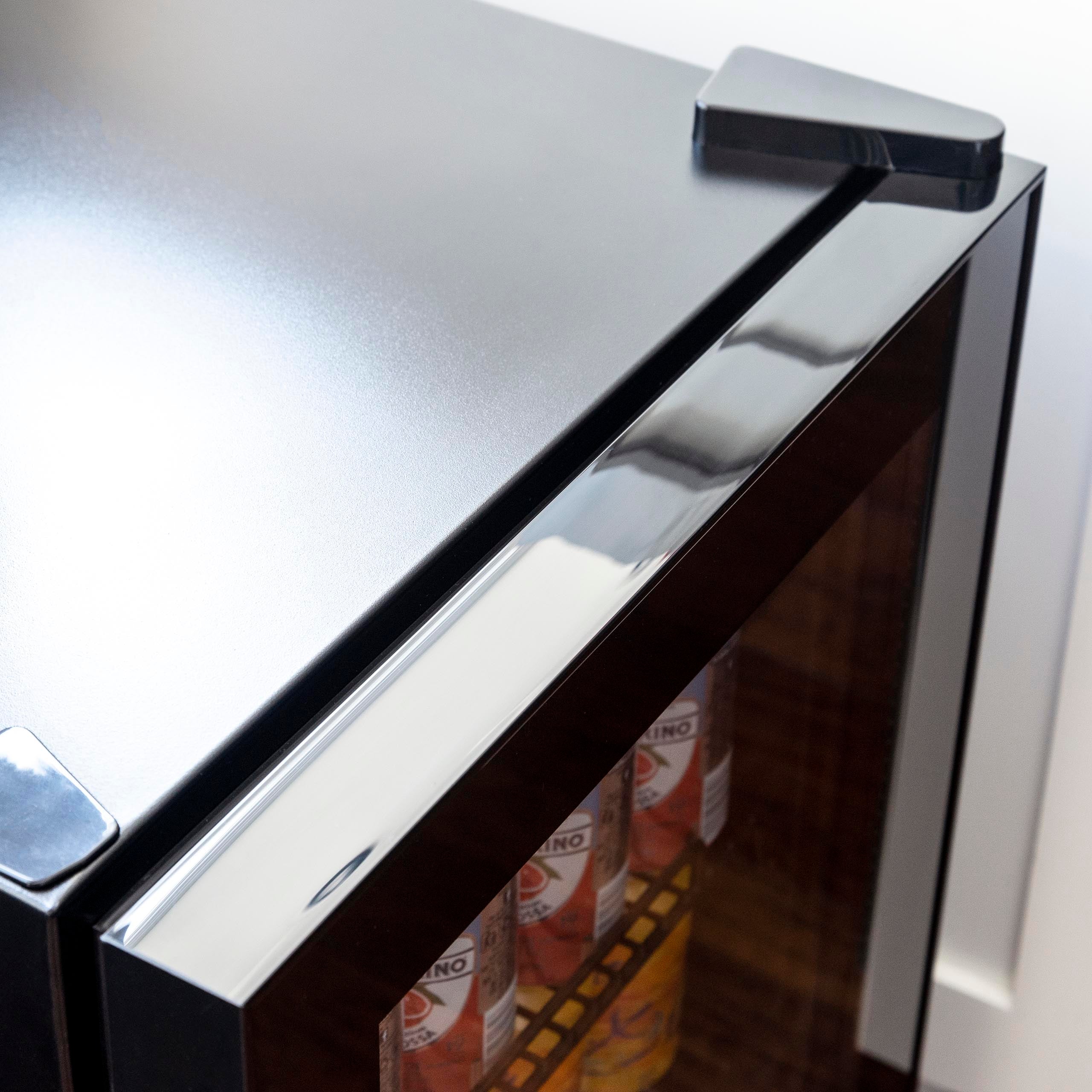 Newair® 90 Can Freestanding Black Beverage Refrigerator - Compact Drink Cooler for Home, Office, or Bar - Perfect for Soda, Beer, and Wine Storage