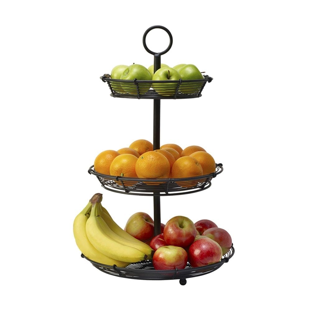 Tulsa Adjustable 3-Tier Serving Stand - Versatile Kitchen Organizer for Parties, Desserts & Appetizers | Perfect for Entertaining, Buffets & Home Decor