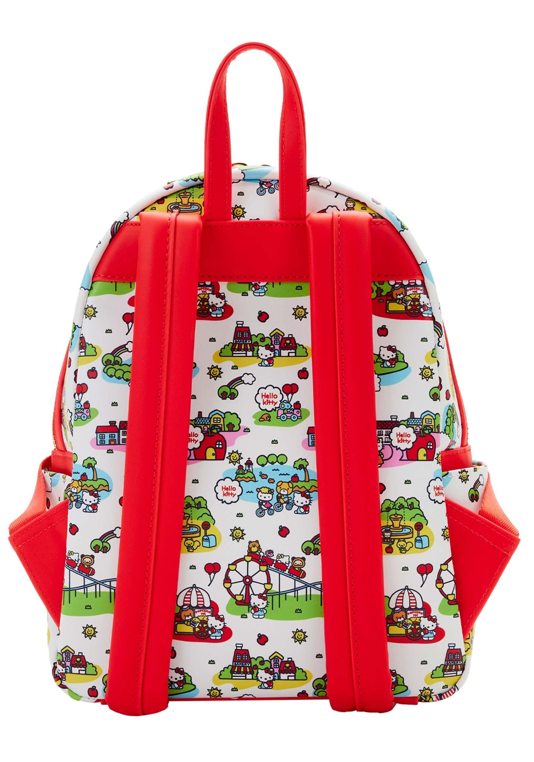 Loungefly Hello Kitty and Friends Carnival Mini Backpack - Cute Kawaii Crossbody Bag for Women & Girls - Perfect for Theme Parks, School, Travel & Cosplay