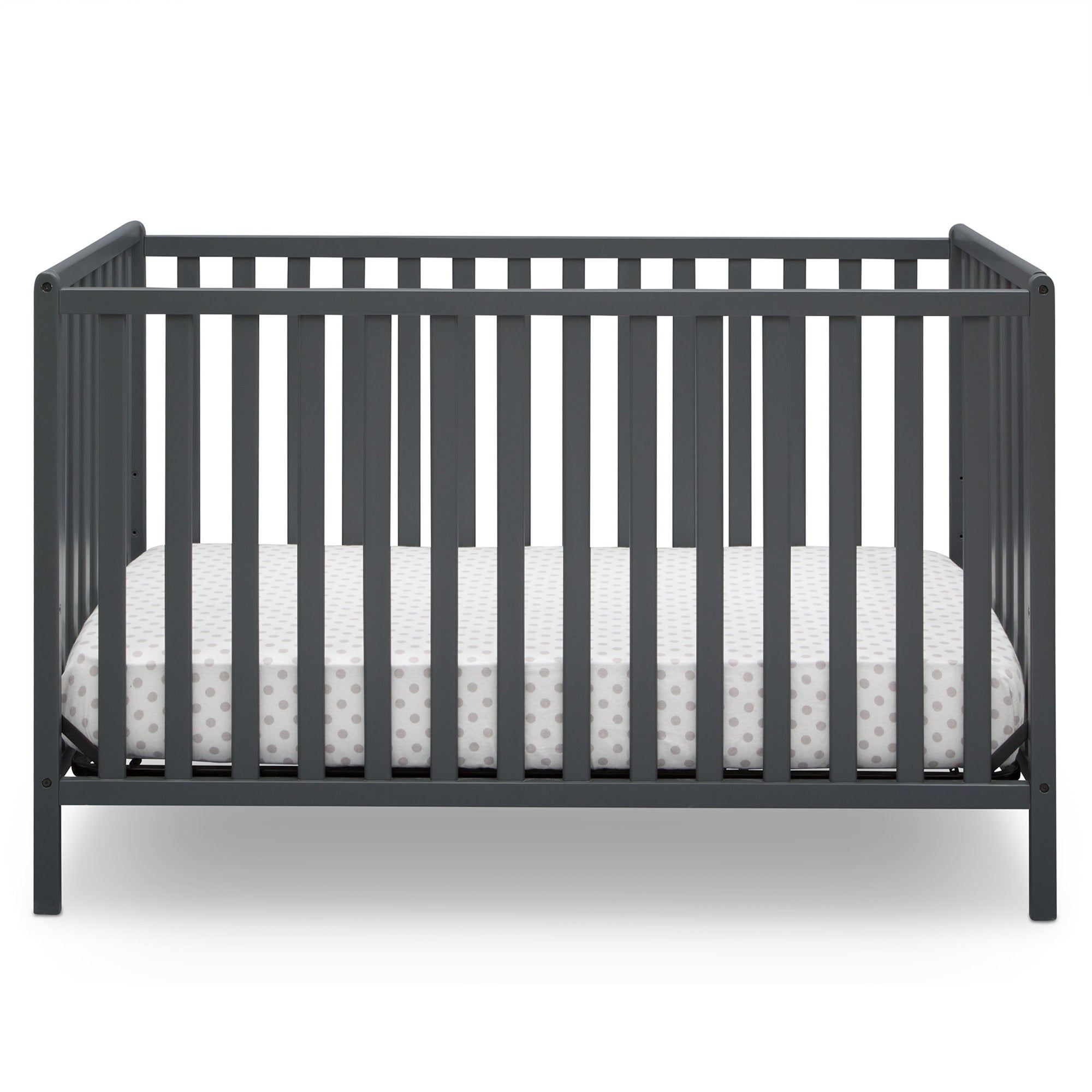 Heartland 4-in-1 Convertible Baby Crib - Toddler Bed, Daybed & Full-Size Bed - Safe Nursery Furniture for Newborn to Adult - Perfect for Baby Rooms, Daycare Centers & Guest Bedrooms