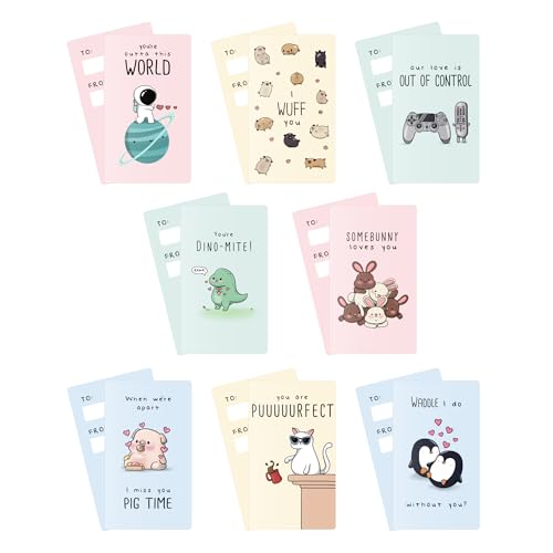 Funny Punny Mini Cards - 24 Cards