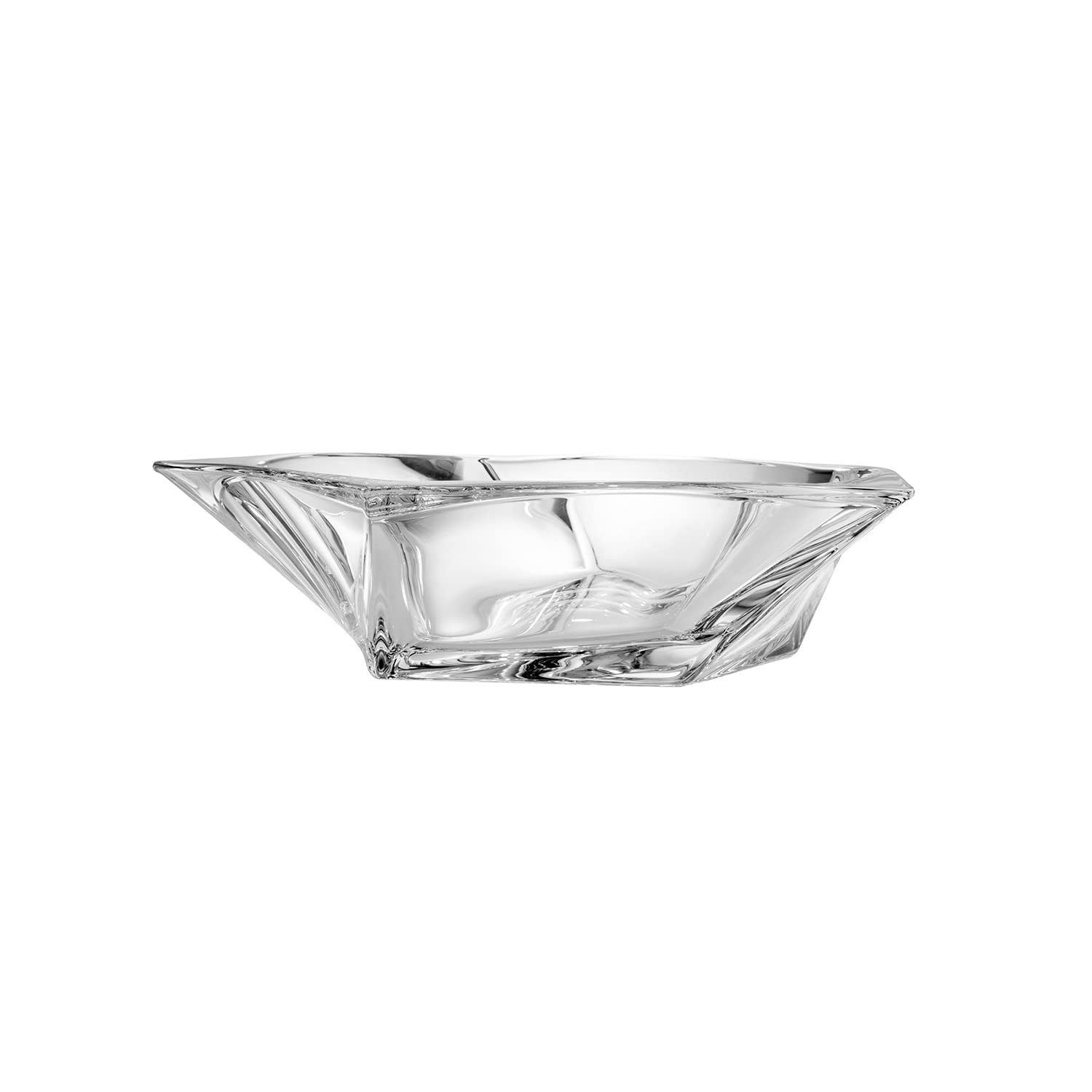 Handcrafted Modern Crystal Decorative Bowl - 14 Inch Ocean Collection for Home Decor | Perfect for Centerpieces, Gift Giving & Coastal Style Interiors