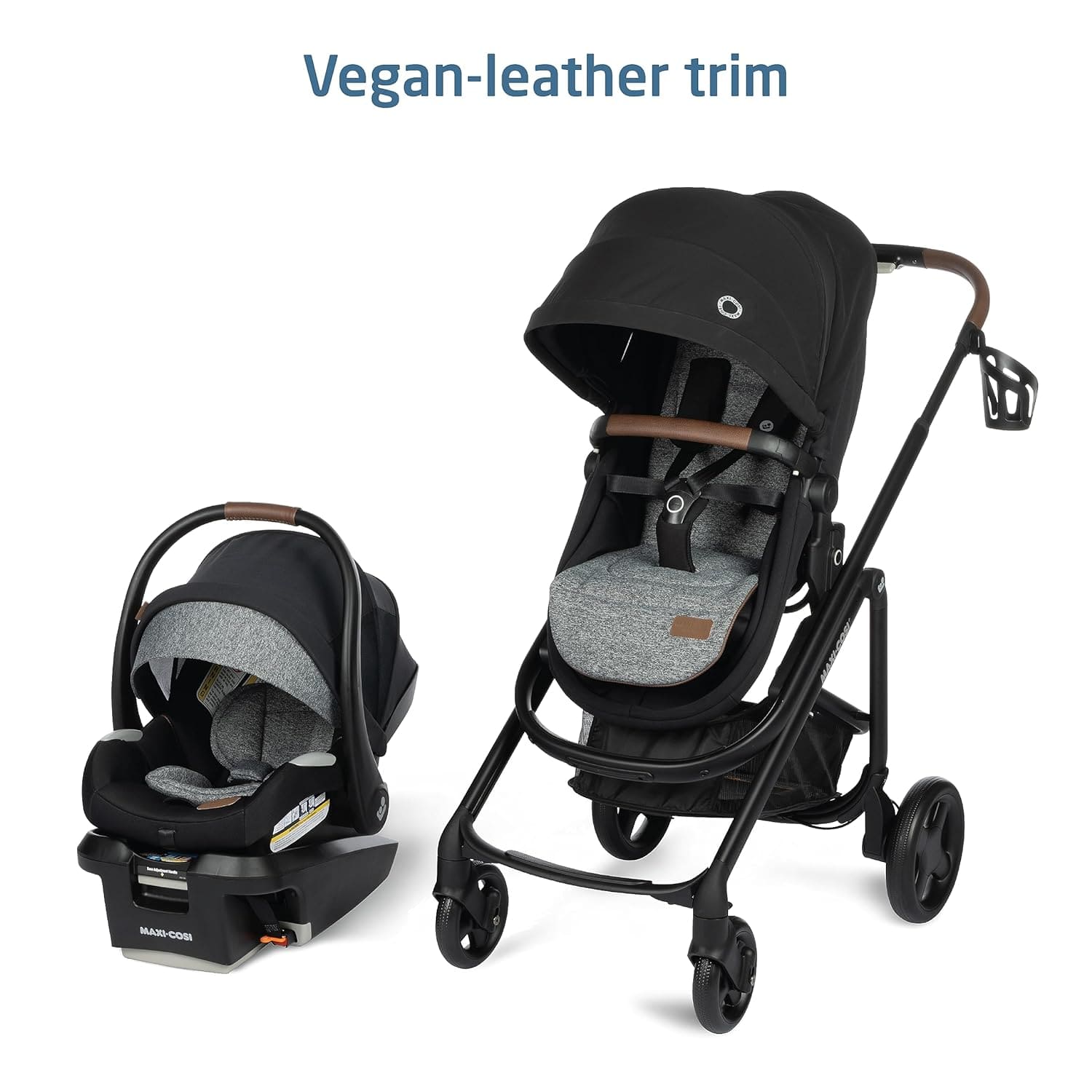 Maxi Cosi Tayla Max 5-in-1 Convertible Travel System Stroller with Car Seat - Lightweight Baby Stroller for Newborn to Toddler | Perfect for Travel, Shopping & Daily Walks