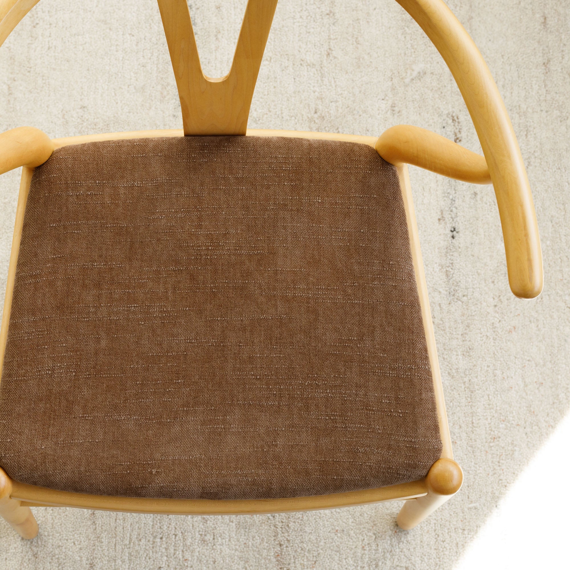 Premium Blaine Fabric - Soft & Durable Cinnamon Brown Upholstery Material for Sofas, Chairs & Home Decor