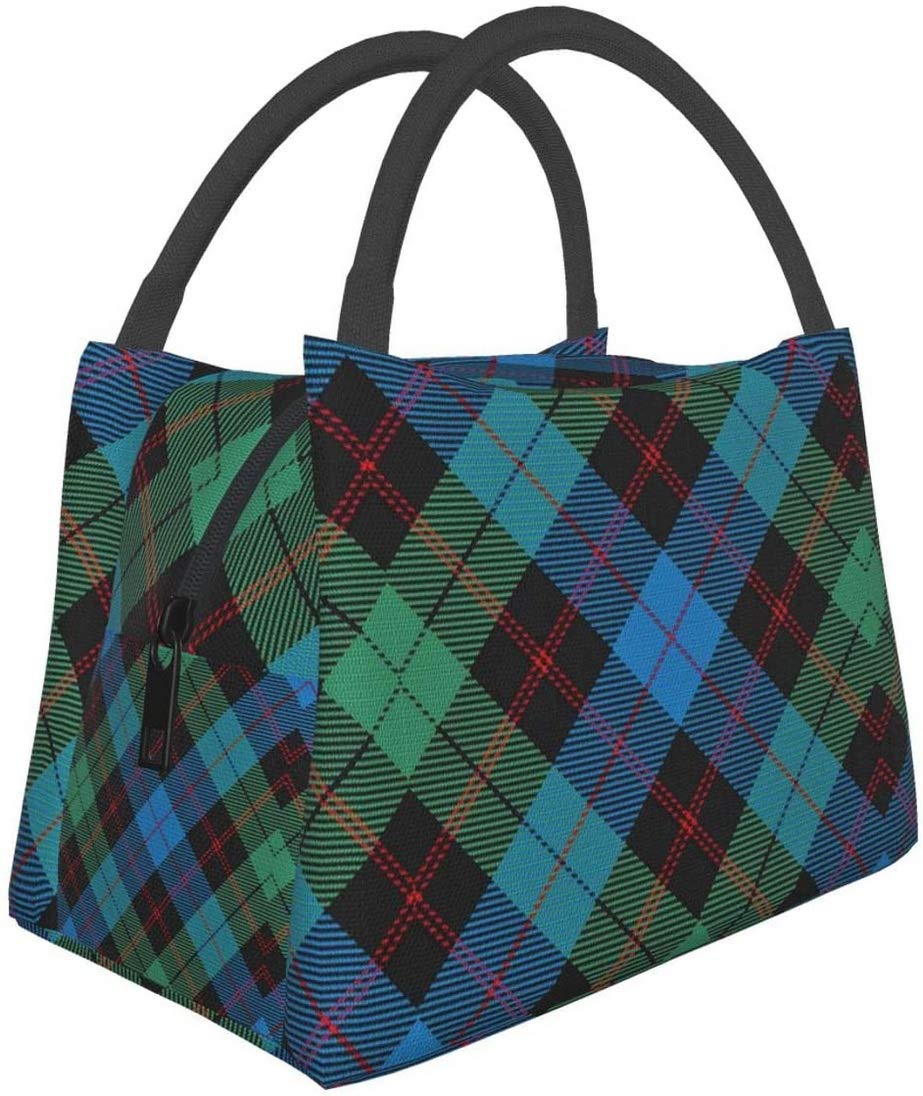 Scots Clan Guthrie Tartan Lunch Bag - Insulated, Waterproof for Office, Hiking & Picnic