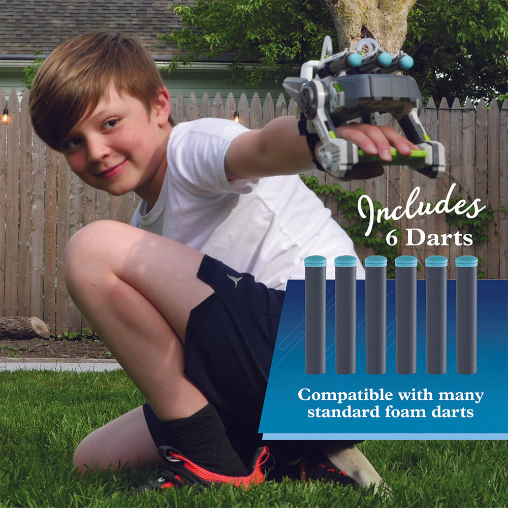 Ultra Bionic Blaster - High-Powered Foam Dart Blaster Toy for Kids & Adults - Perfect for Outdoor Play, Nerf Battles & Backyard Games
