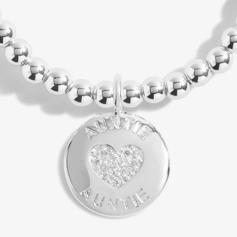 Joma Jewellery Bracelet - A Little Just For You Auntie - Perfect Gift for Birthday, Anniversary & Special Occasions