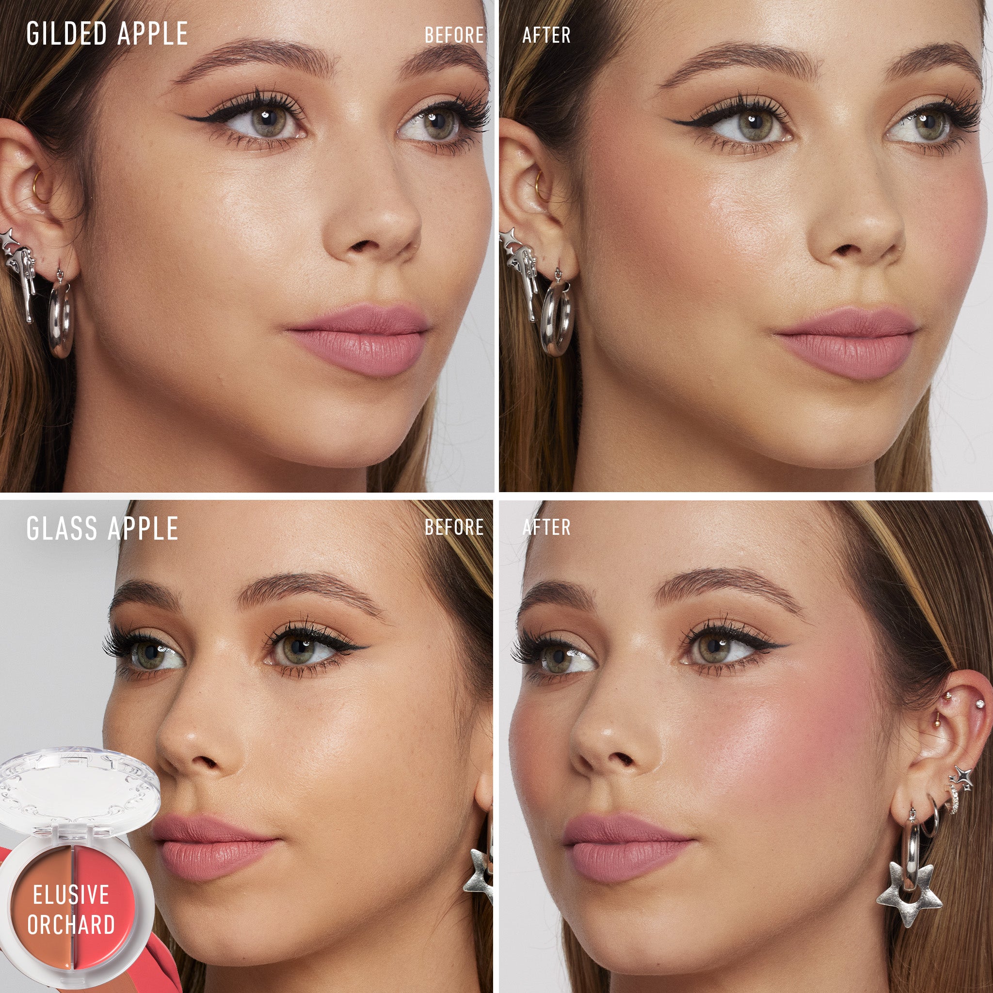 Best Apple Blush Balm Duo Set - Natural Cheek & Lip Tint for a Healthy Glow | Perfect for Everyday Makeup & On-The-Go Touch Ups
