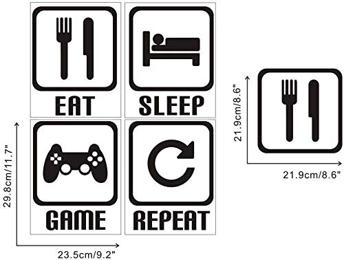 KAIRNE Gaming Wall Sticker - Minecraft Room Decor for Boys & Gamers