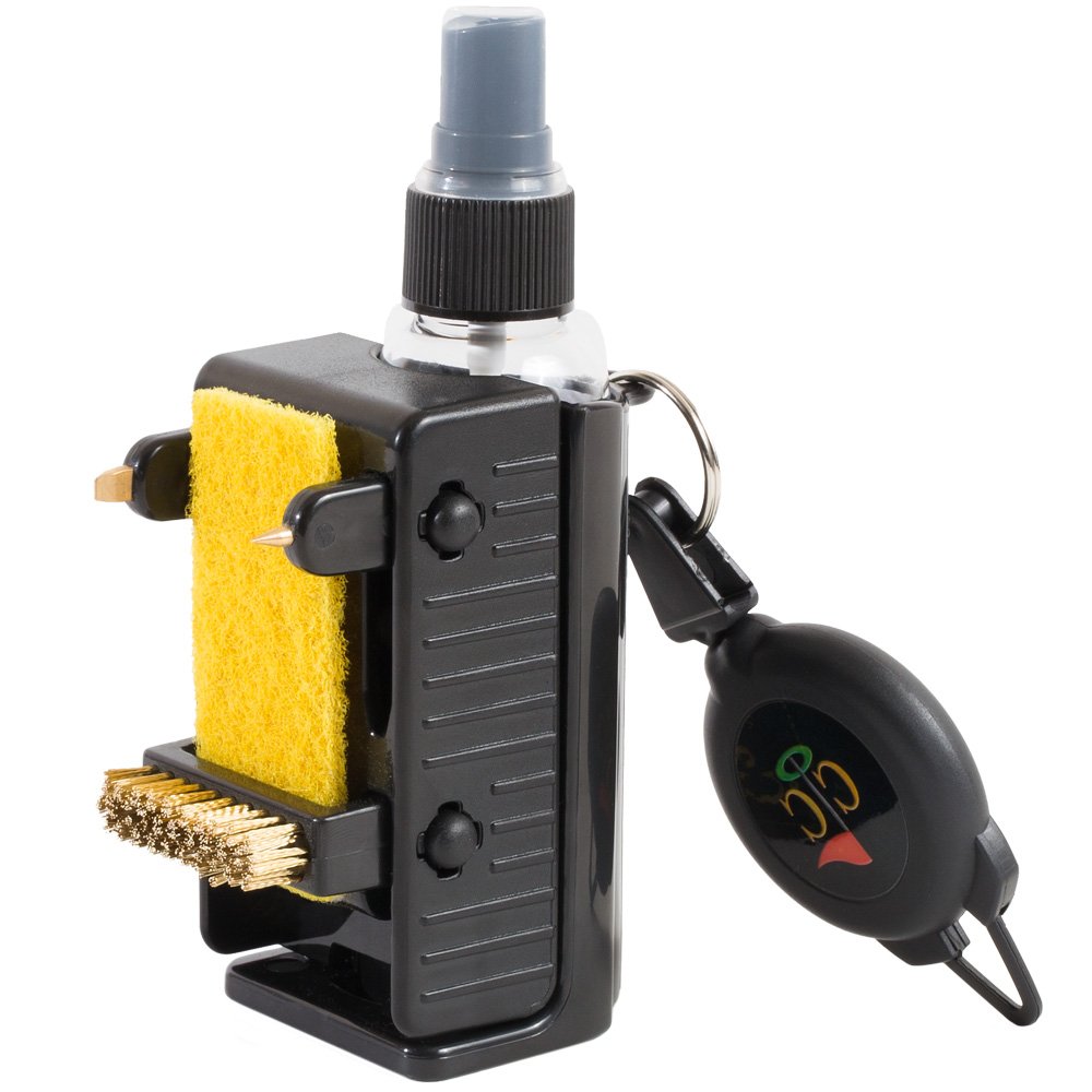 Premium Golf Club Cleaner Kit - All-in-One Brush & Scrubber for Irons, Woods & Putters - Perfect for On-Course Cleaning & Home Maintenance