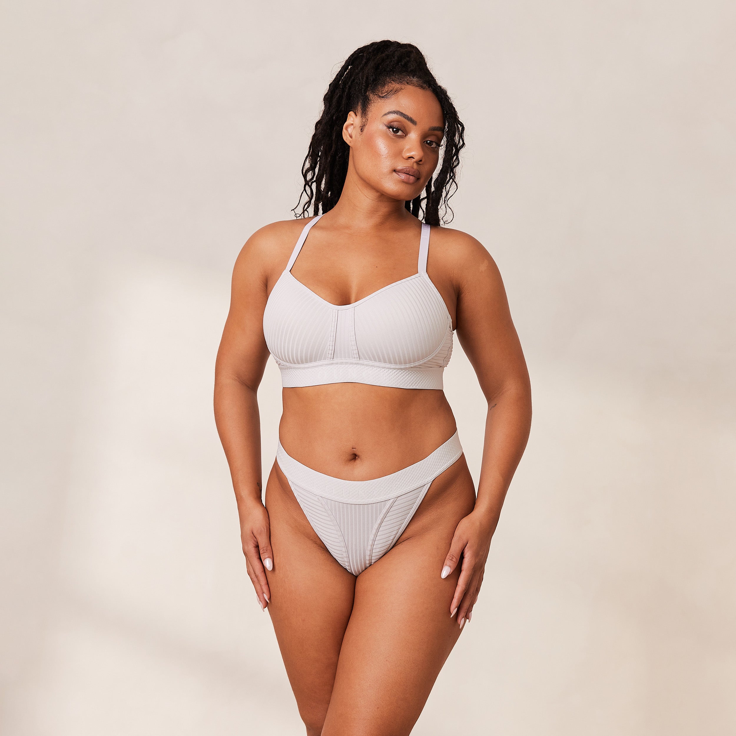 Bare Bra Grey - Seamless Comfort Wireless Bralette for Women - Perfect for Yoga, Lounge & Everyday Wear