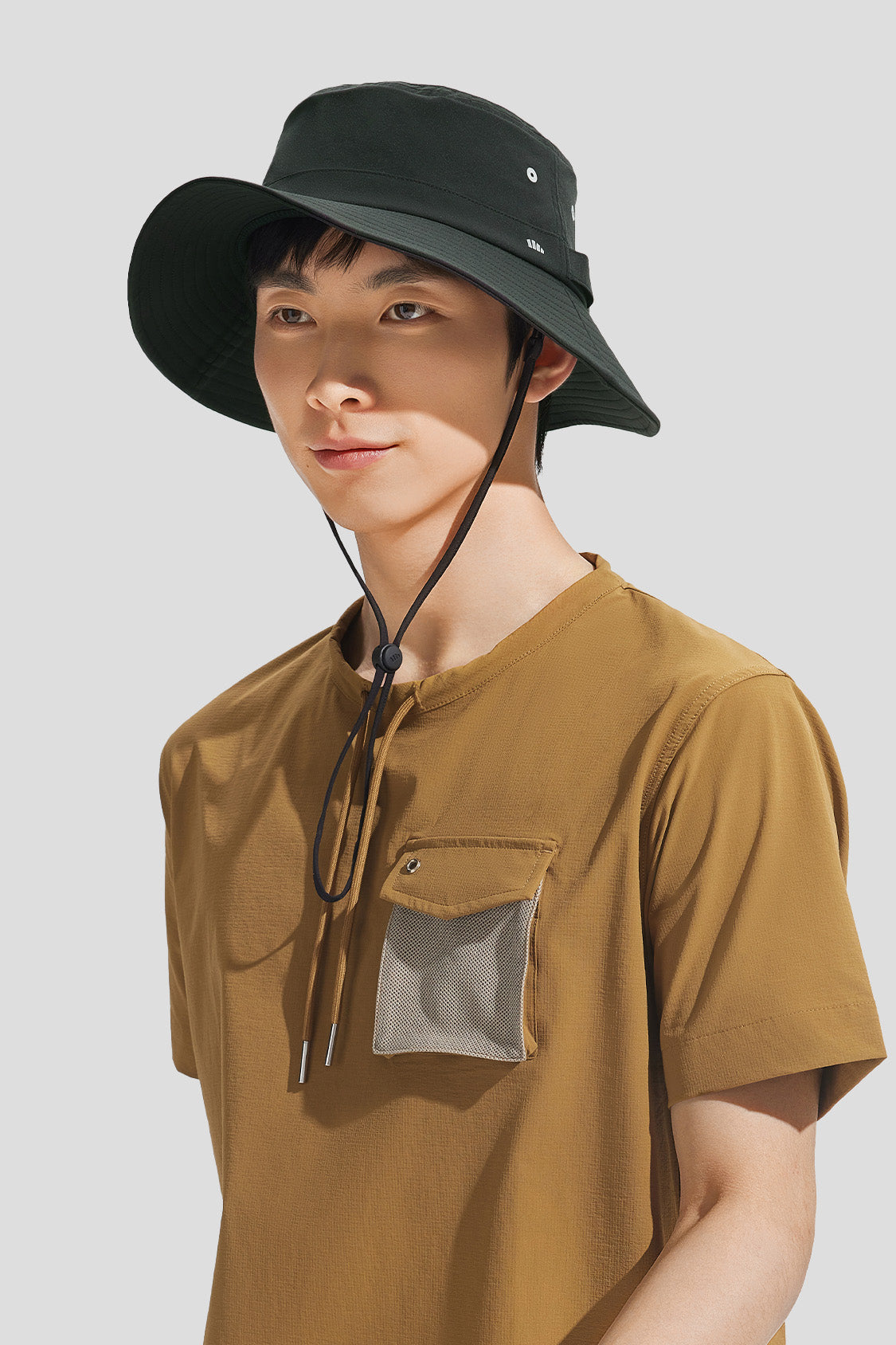 Atee Men's UPF50+ Water Resistant Fishing Hat with Sun Protection - Perfect for Outdoor Activities, Beach, Hiking and Fishing