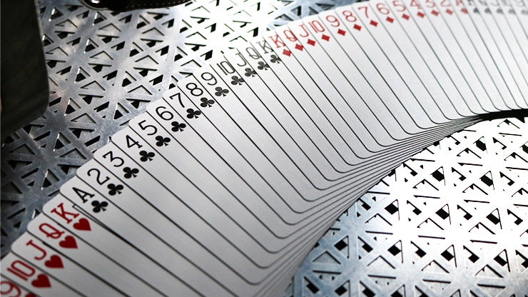 Premium Bicycle Metalluxe Playing Cards - Elegant Red Finish for Poker, Magic Tricks & Cardistry | Ideal for Card Games, Collectors & Professional Performers