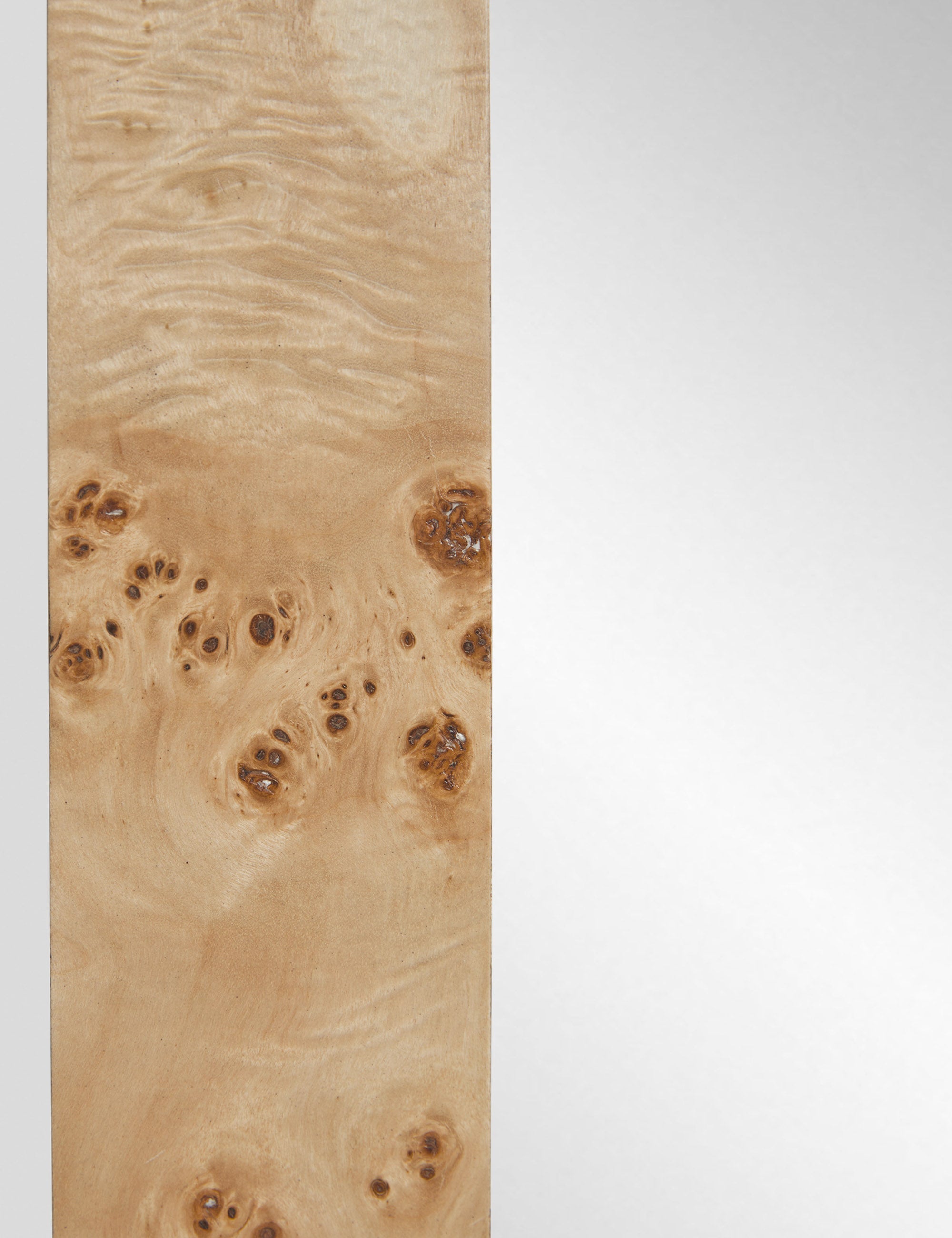 Bree Burl Wood Floor Mirror - Full Length Standing Mirror with Natural Wood Grain, Perfect for Bedroom, Living Room, and Dressing Area Decor