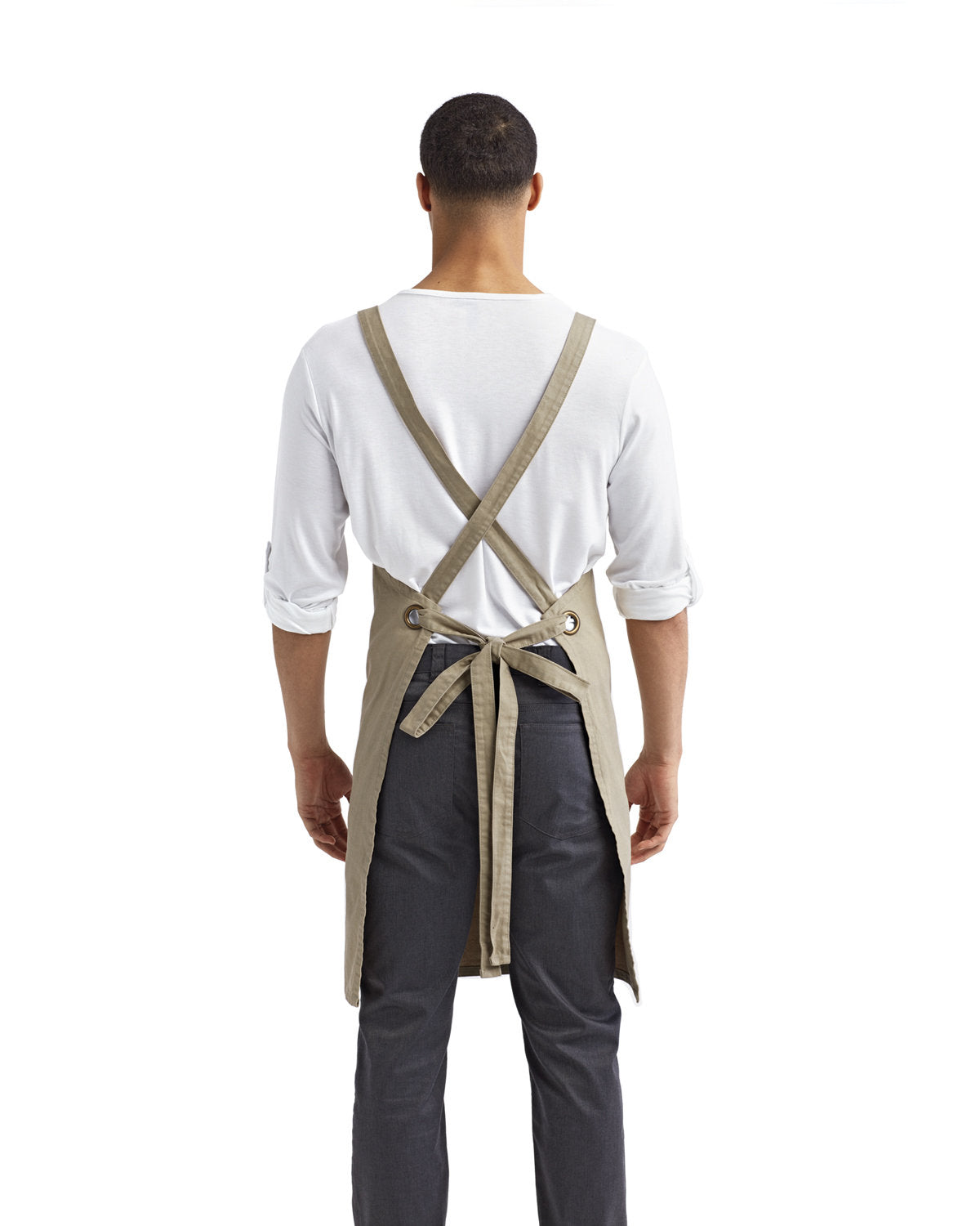Reprime RP129 Cross Back Barista Apron - Premium Artisan Collection for Coffee Shops, Cafes & Home Baristas - Durable & Stylish Workwear for Professional Brewing & Espresso Making