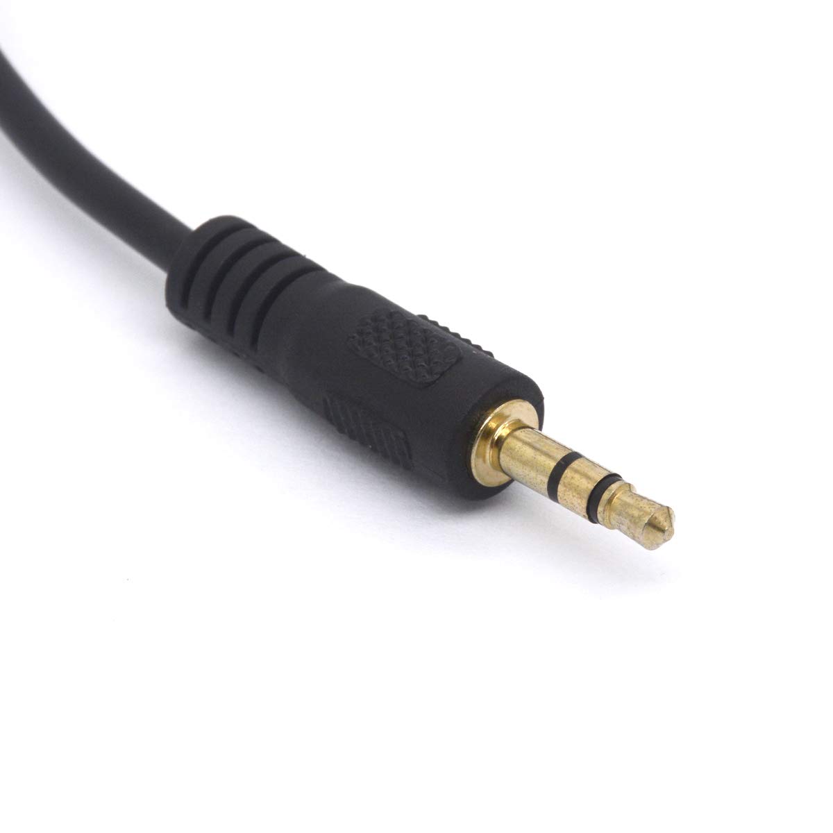 4 Way 3.5mm Headphone Splitter Cable - TRS Stereo Audio Jack Adapter for iPhone, Android, Tablet, Speaker, Mic - Share Music with Friends at Parties, Gaming, Home Theater & Car Audio Systems