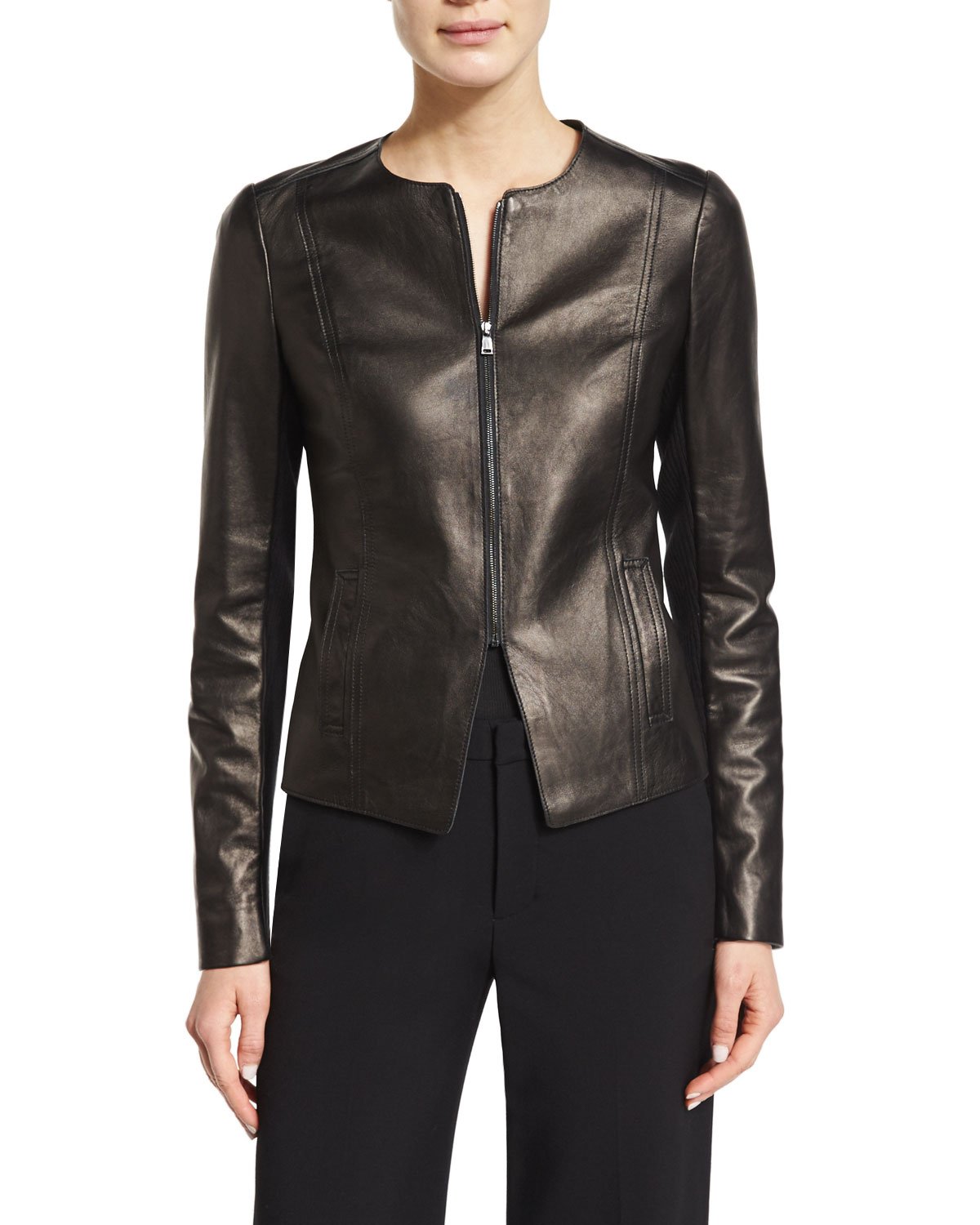 Genuine Lambskin Leather Jacket for Women - Short Blazer Casual Wear | Stylish Outerwear for Everyday, Office & Night Out