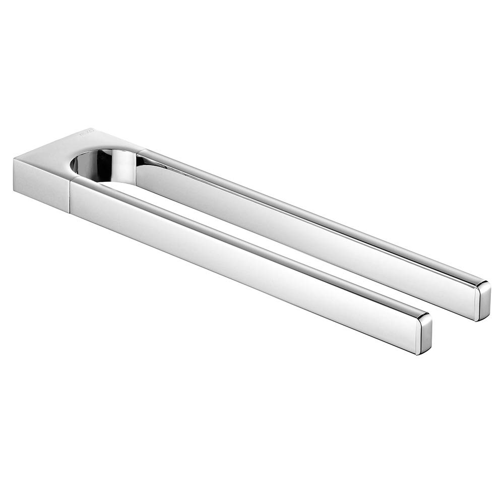 Kueco Moll 12719010000 Chrome Hand Towel Holder - Bathroom & Kitchen Towel Rack for Home Decor & Organization