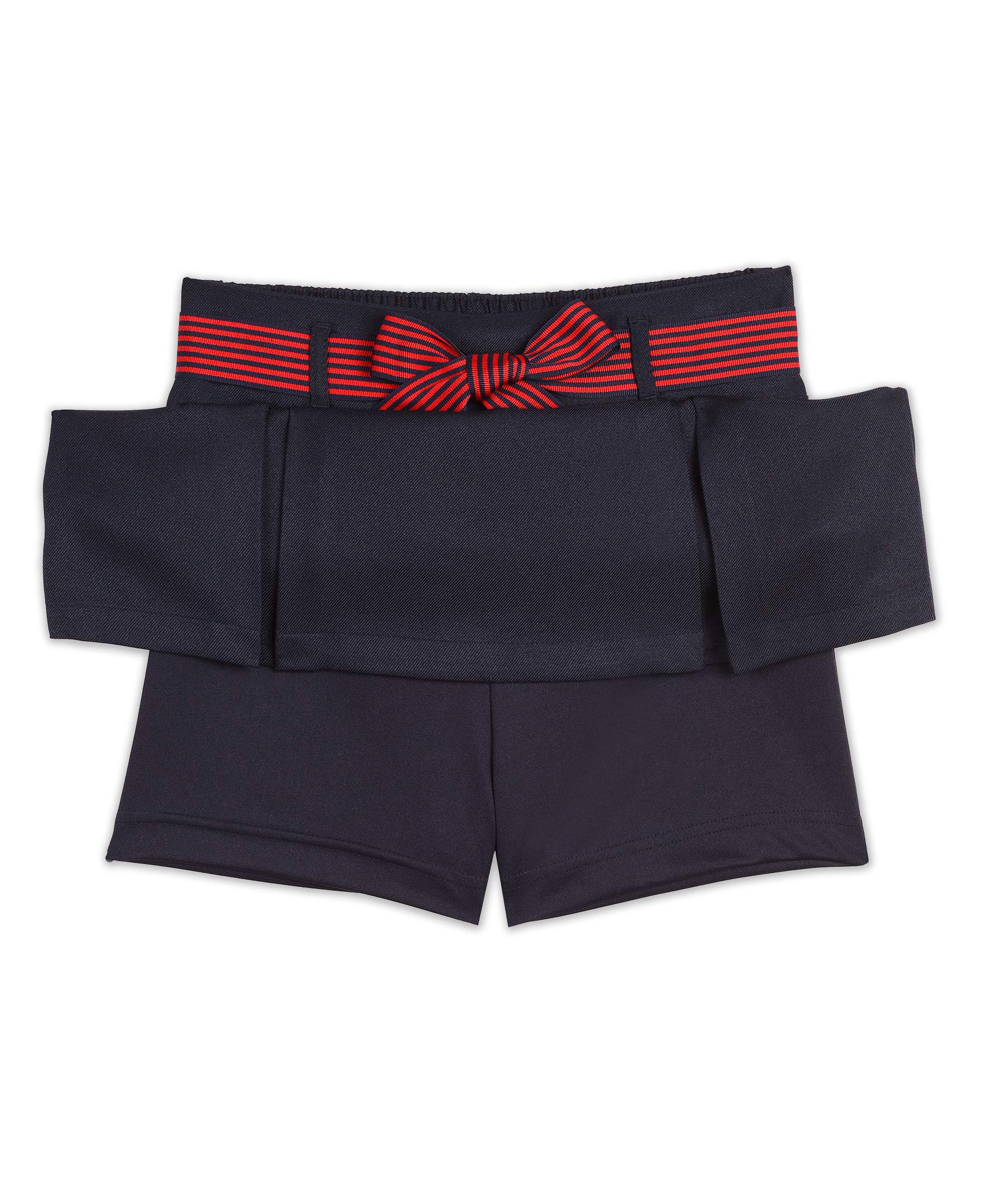 Nautica Girls' Pleated School Uniform Skirt with Built-in Undershorts & Comfort Knit Waistband - Perfect for School Days, Dress Codes & Everyday Wear