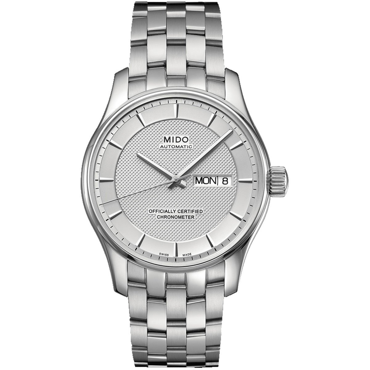 MIDO Women's Luxury Watch M0012301103191 - Elegant Stainless Steel Analog Watch with Date Window - Perfect for Business, Office & Formal Occasions