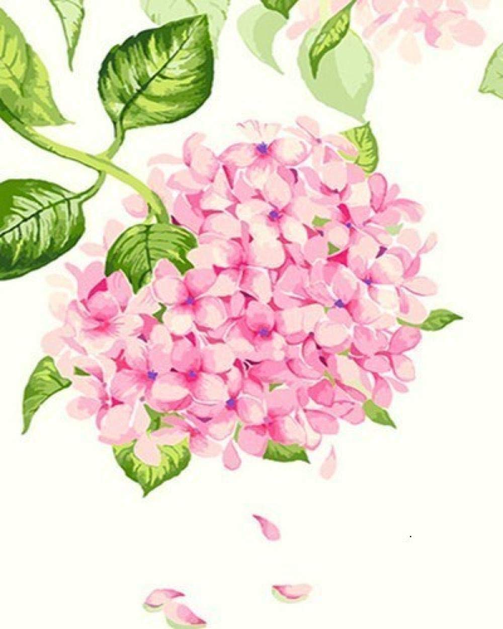 DIY Unframed Oil Painting by Numbers - Floral Canvas Art Kit for Living Room, Bedroom & Office Wall Decor | Perfect Gift for Adults & Beginners | Relaxing & Creative Hobby Activity
