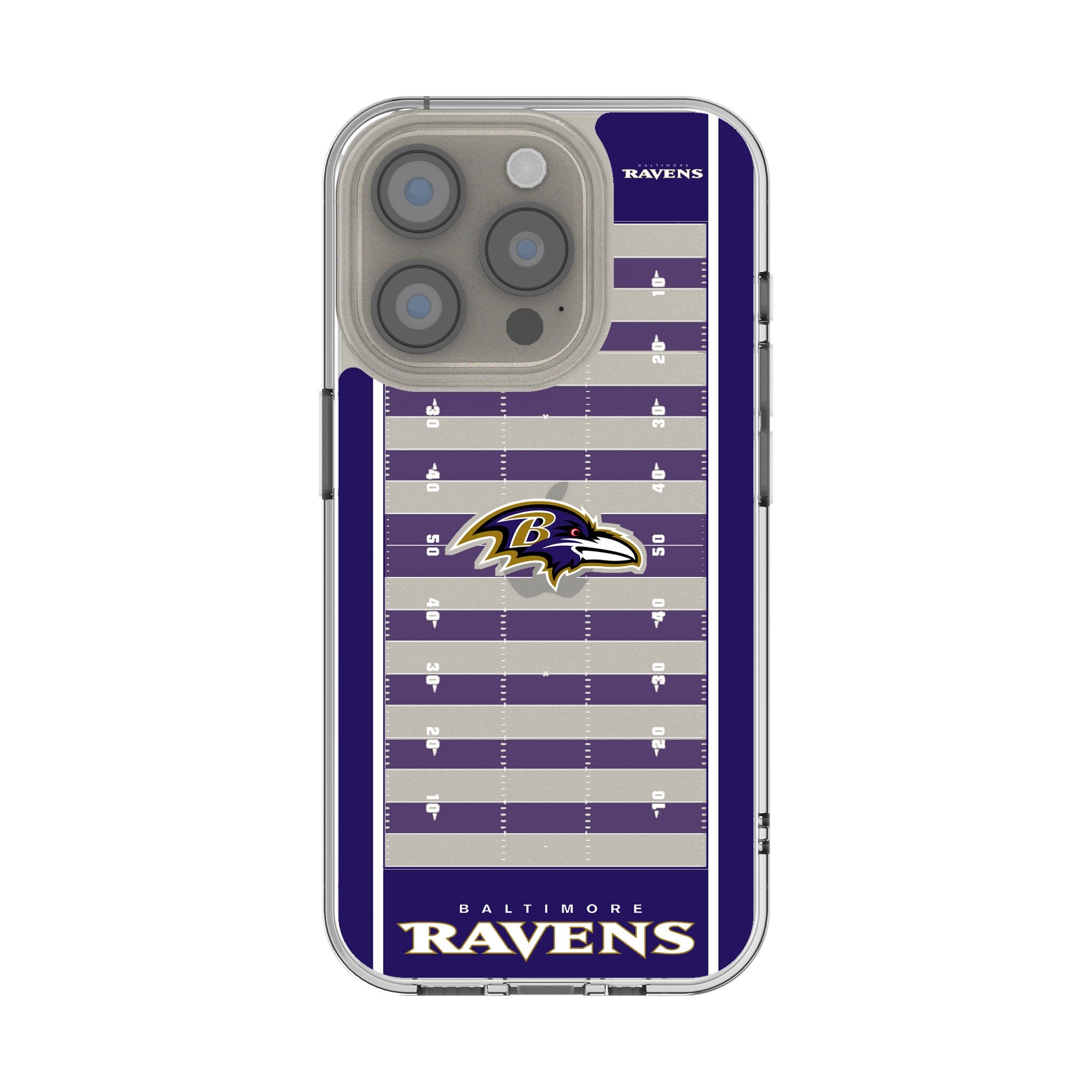 Baltimore Ravens Field Clear Phone Case for Apple iPhone - Durable Protective Cover for iPhone Models - Perfect for Football Fans & Game Day Support