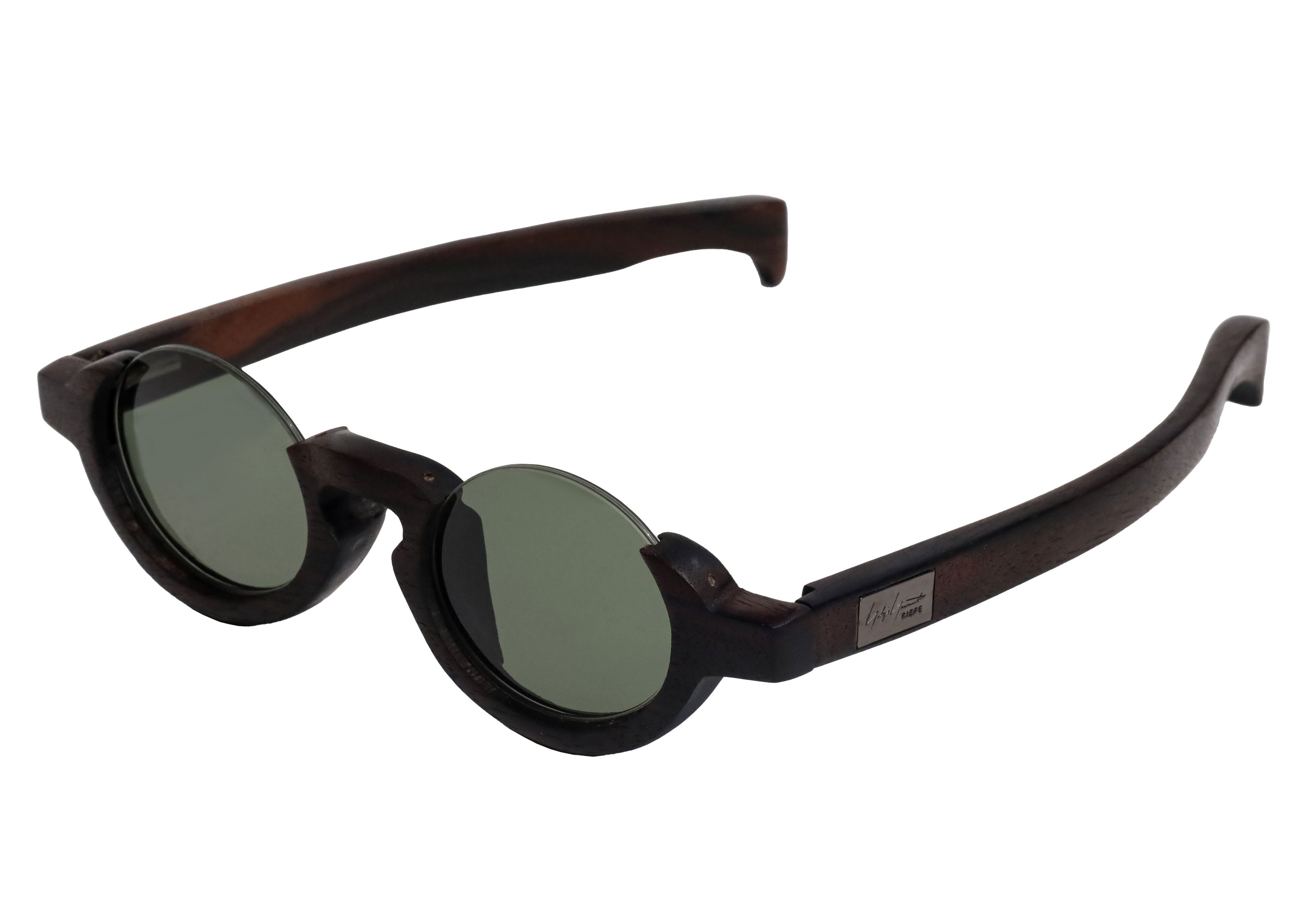 BRASS/EBONY WILLOW SUNGLASSES - Polarized UV Protection Fashion Sunglasses for Women & Men - Perfect for Beach, Driving & Outdoor Activities