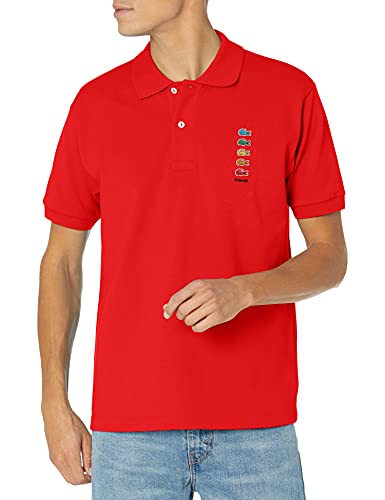 Lacoste Men's Long Sleeve Heavy Pique Polo Shirt - Winter Warm Regular Fit Casual Top for Business, Golf & Everyday Wear