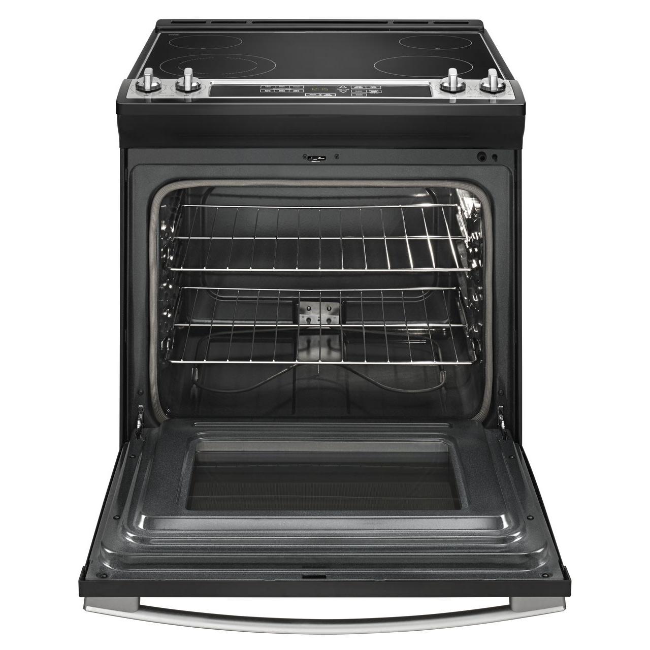 Amana 30-Inch Slide-In Electric Range YAES6603SFS - Stainless Steel, 5.3 cu. ft. Oven, Convection Bake - Perfect for Home Kitchens & Small Restaurants