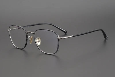 Aimee Women's Full Rim Square Titanium Acetate Eyeglasses Frame 92214 - Lightweight & Durable for Work, Reading & Fashion
