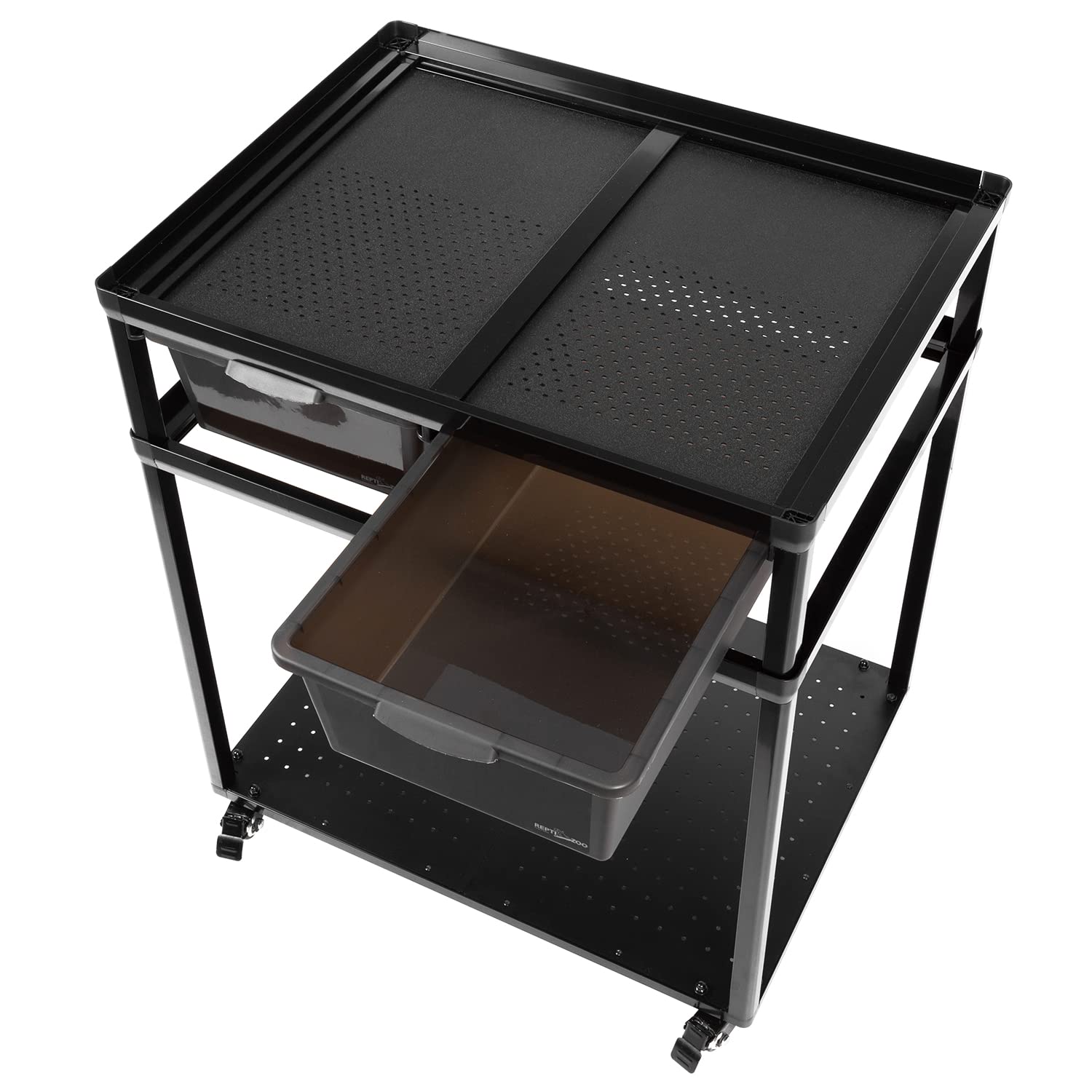 REPTIZOO Stackable Reptile Tank Stand with Wheels - 24
