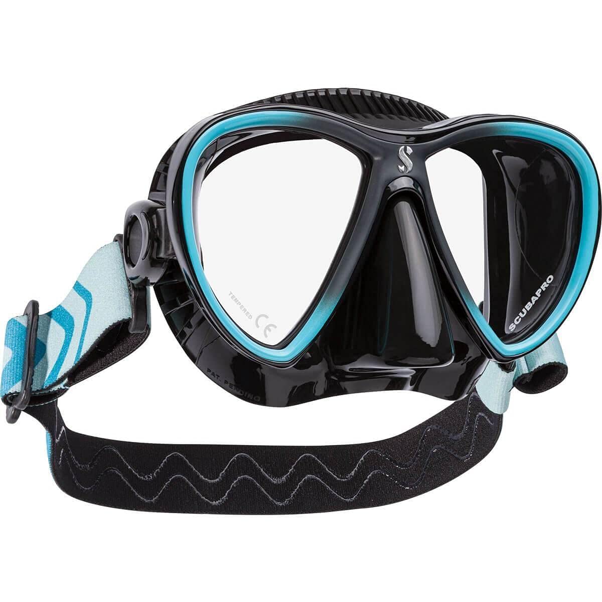 SCUBAPRO Synergy Twin Dive Mask for Scuba Diving - Comfortable & Anti-Fog Snorkeling Mask for Men & Women - Perfect for Ocean, Pool & Freediving Adventures