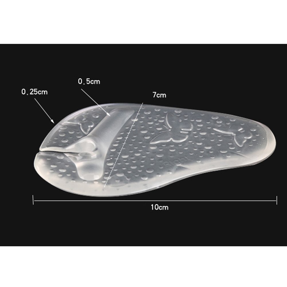 Gel Metatarsal Pads - Half Shoe Insoles for High Heels, Forefoot Cushion & Toe Protection - Comfortable Foot Pads for Pain Relief, Ball of Foot Support - Perfect for High Heels, Running, Standing All Day & Foot Care