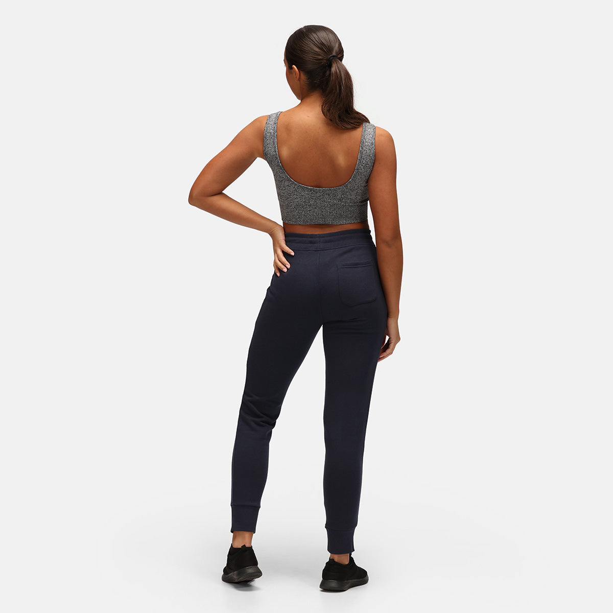 Premium Navy Blue Athleisure Jogger Pants for Women & Men - Comfortable Lounge & Workout Pants for Yoga, Running, Travel & Casual Wear