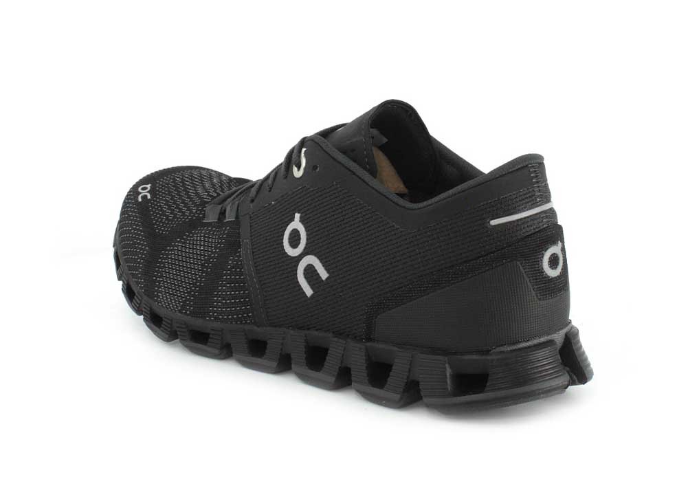ON Running Cloud X Women's Sneakers - Black/Asphalt - Size 11 | Lightweight Running Shoes for Women | Perfect for Jogging, Gym Workouts & Everyday Wear
