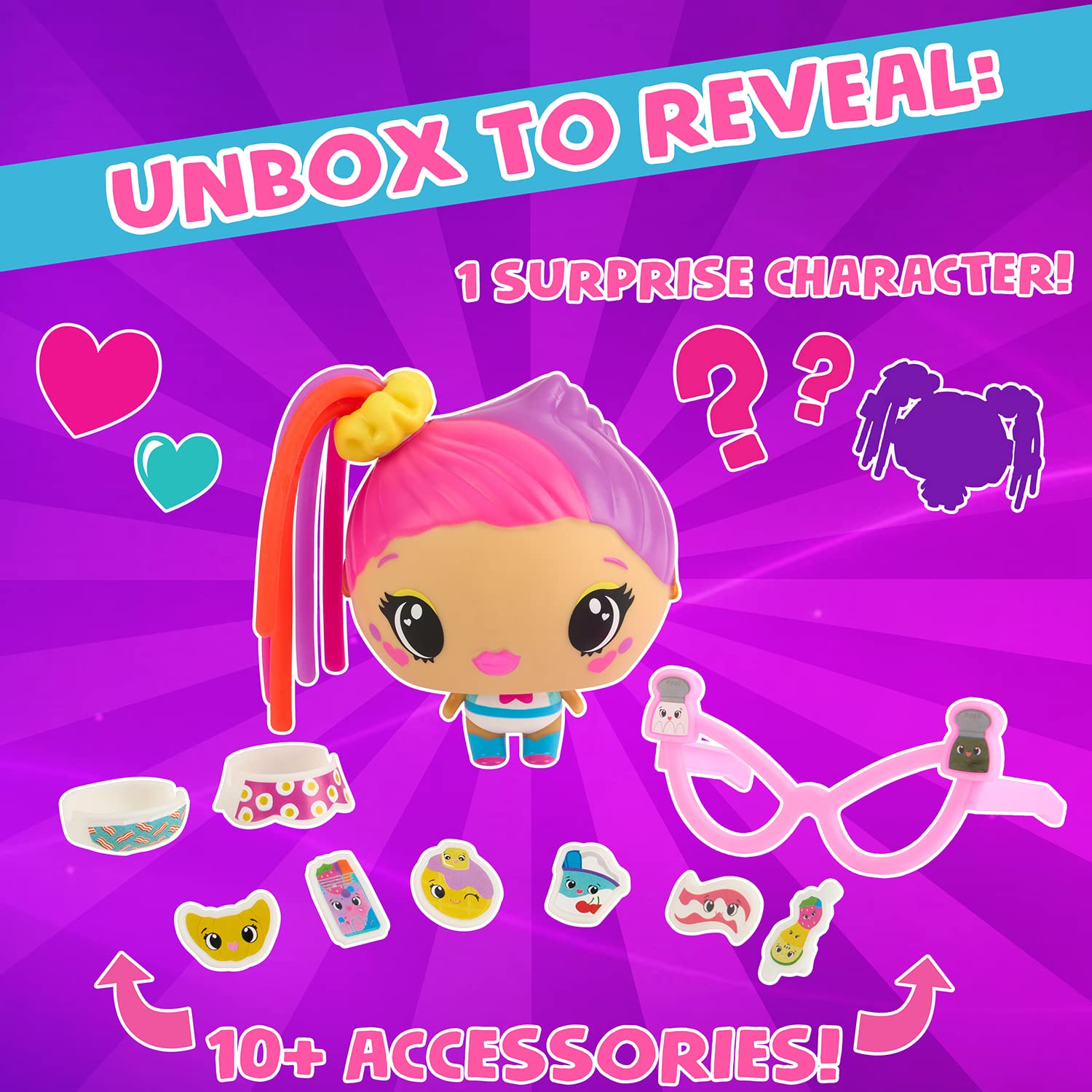 WowWee My Squishy Little Pop Stars - Cute Collectible Squishy Toy for Kids (Pink) | Fun Stress Relief & Sensory Play for Children | Perfect Gift for Birthdays & Parties