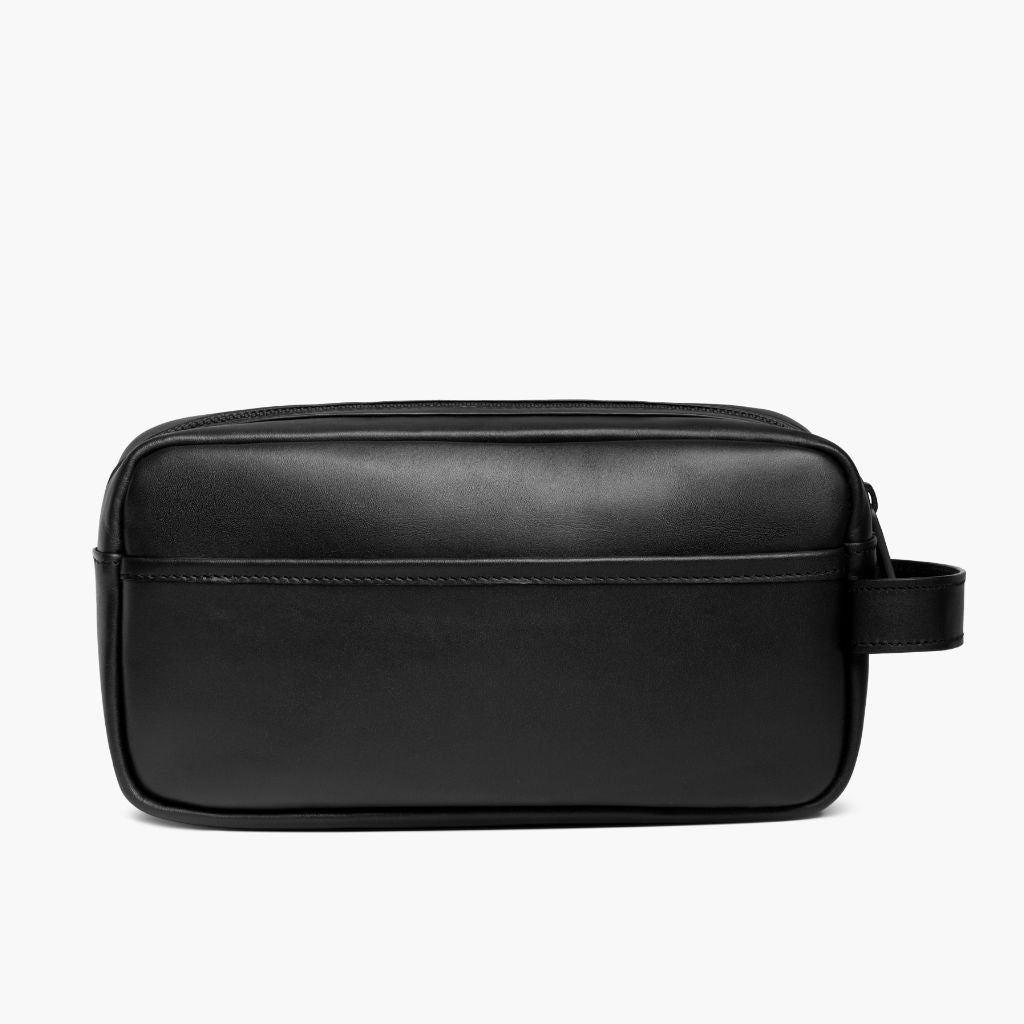 Premium Black Dopp Kit for Men - Travel Toiletry Bag with Hanging Hook, Water-Resistant & Durable - Perfect for Gym, Camping, Business Trips & Weekend Getaways
