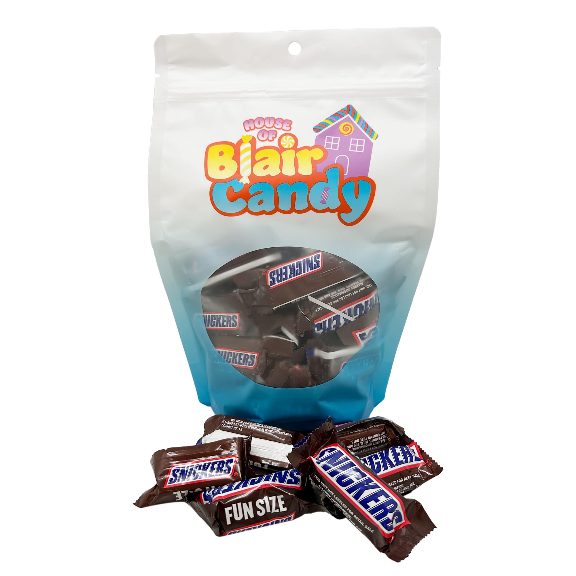 Snickers Fun Size Chocolate Bars - 1LB Bulk Candy for Parties & Gifts
