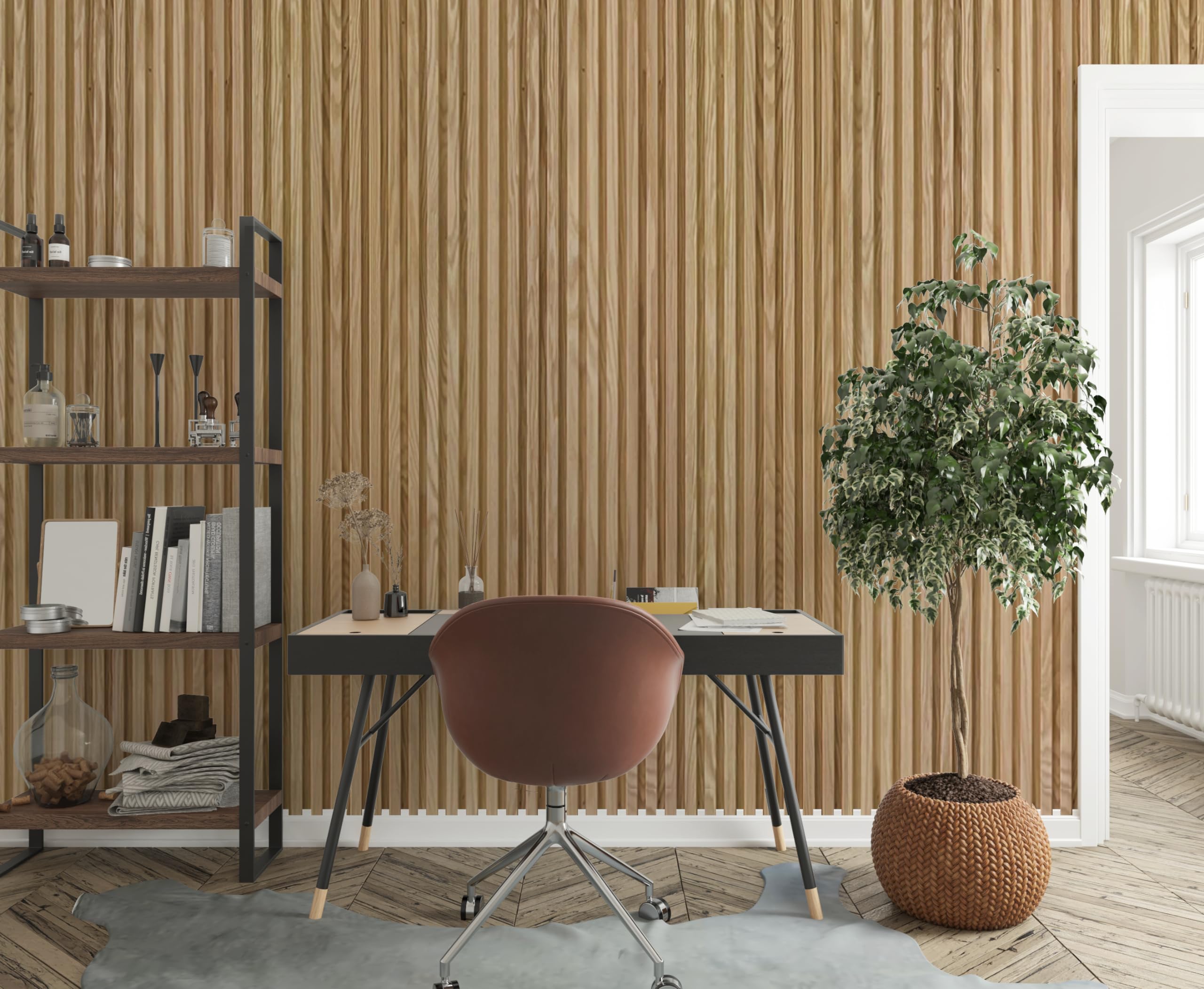 DEKKOR WPC Acoustic Slat Wall Panels - 6 Pack 96