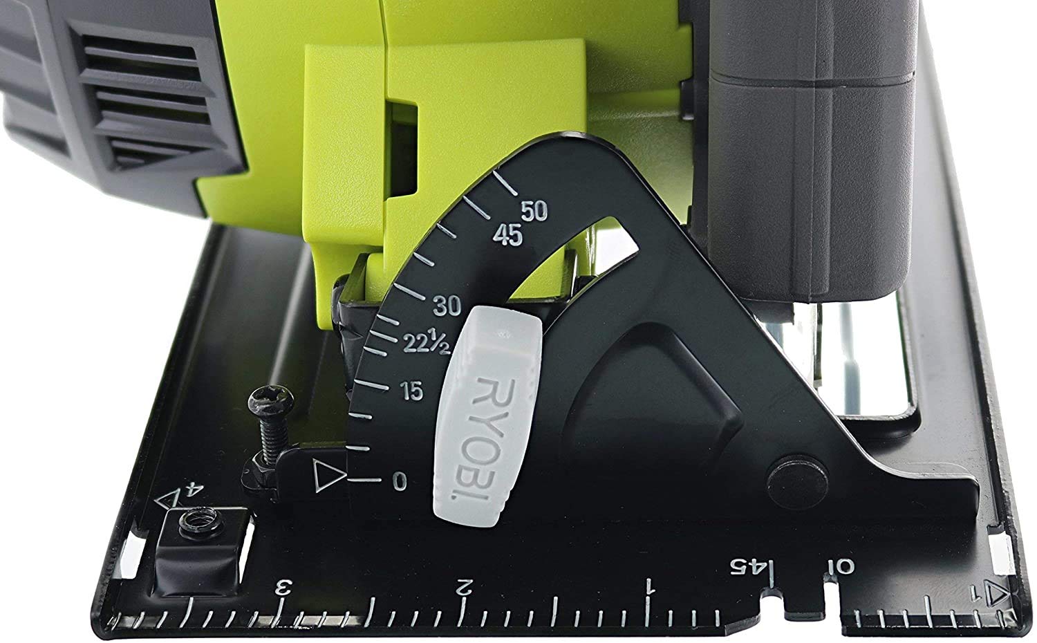 RYOBI 18V Cordless Circular Saw Kit with 4Ah Battery & Charger - 5-1/2 Inch Blade, Lightweight & Powerful for DIY Projects, Woodworking, and Home Renovations (Tool Only, No Retail Packaging)