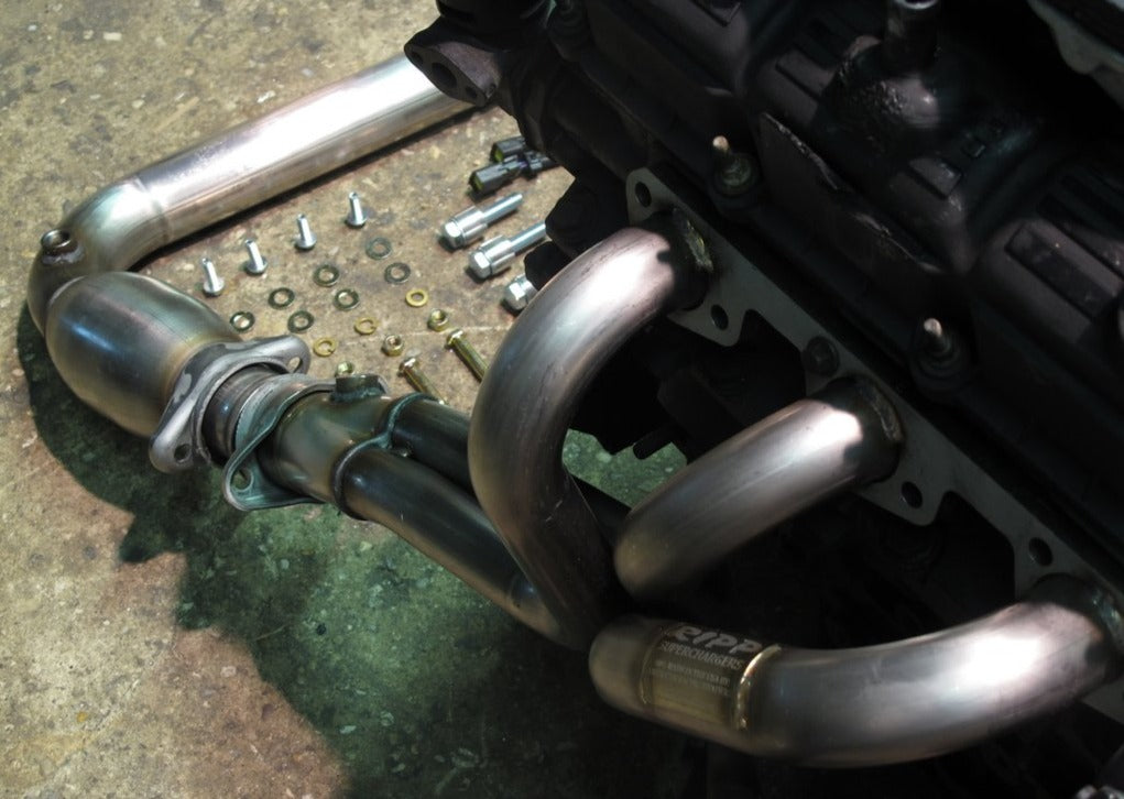 2007-2011 Jeep Wrangler RIPP Stainless Steel Long Tube Headers with Catalytic Converters - Performance Upgrade for Off-Road & Street Driving