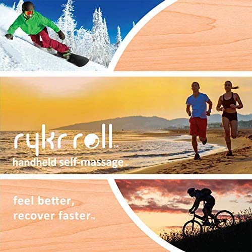 Handheld Massage Roller with Base - Relieve Muscle Pain, Trigger Points & Stress | Cool Rolling Ball for Full Body Relaxation | Perfect for Post-Workout Recovery & Home Therapy