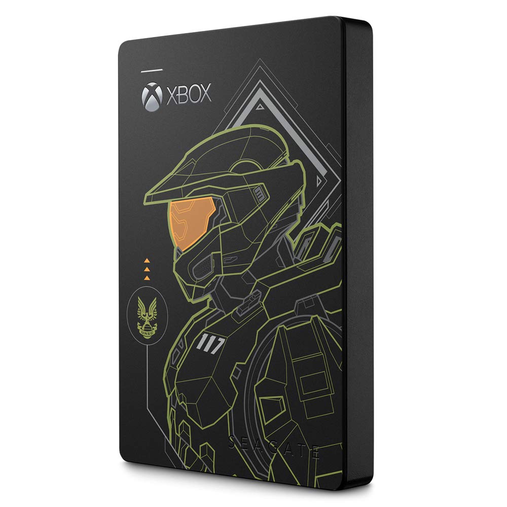 Seagate 2TB Game Drive for Xbox - Portable External Hard Drive HDD USB 3.2 Gen 1 - Compatible with Xbox One, Xbox Series X/S (STEA2000431) - Halo Master Chief Limited Edition - Perfect for Gaming Storage & Backup