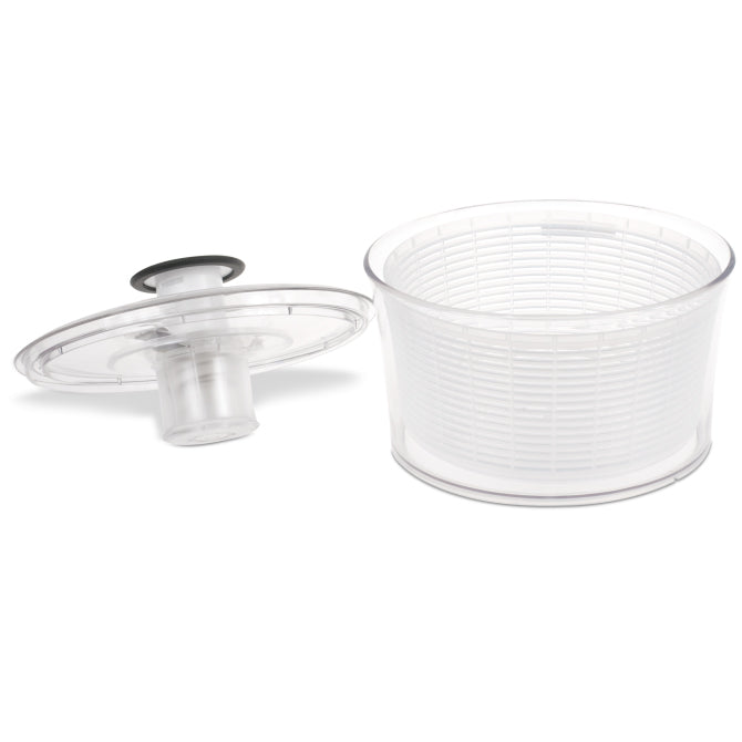 OXO Salad Spinner - Large 5.5 Quart Capacity, Easy Spin Dryer for Fresh Greens, Lettuce, Herbs - Perfect for Kitchen, Meal Prep, and Healthy Eating