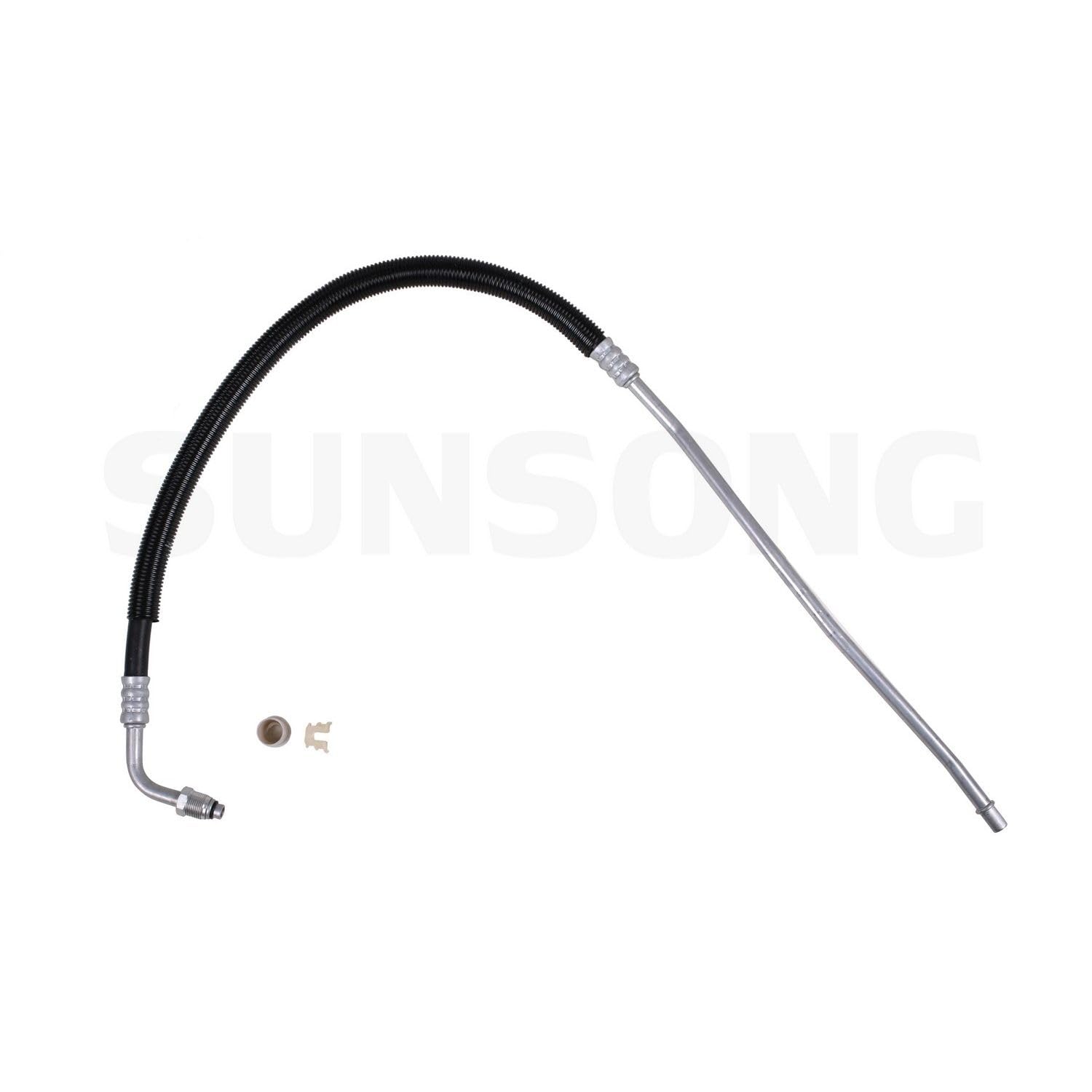 Sunsong 5801261 Engine Oil Cooler Hose Assembly - High Performance Replacement Part for Ford, Chevy, Dodge Trucks & SUVs - Perfect for Off-Roading, Towing & Heavy-Duty Use